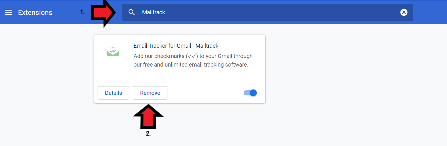 uninstall mail plugin manager